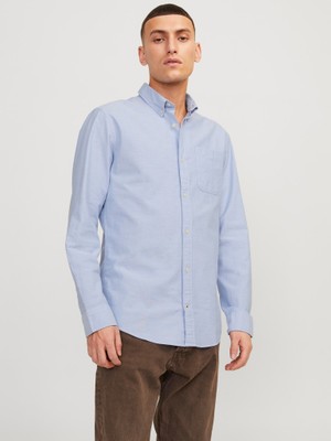 Jack & Jones Jack Jones Erkek Pamuklu Uzun Kol Gömlek 12182486