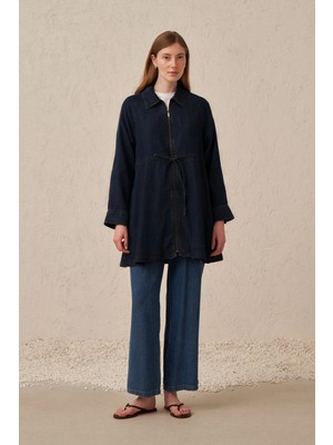 Allday Tensel Denim Ceket K.mavi