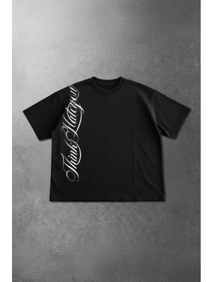 8line Siyah Gotik Think Halcyon Y2K Unisex T-Shirt