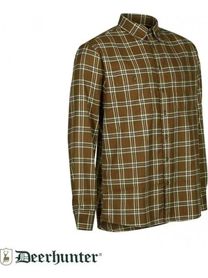 T. S.k.deerhunter Coolmax 399 Yeşil Kare U.kol Gömlek