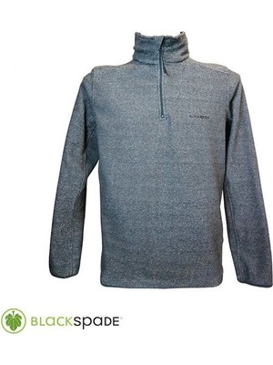 Blackspade Polar Sweatshirt Gri Çizgili