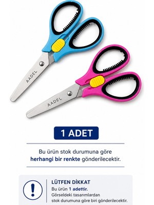 Adel Korumalı Kilitli Okul Makası 2121000010 - 1 Adet