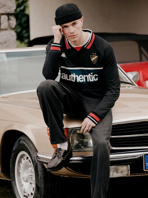 Lcw Siyah Polo Yaka Unisex Sweatshirt