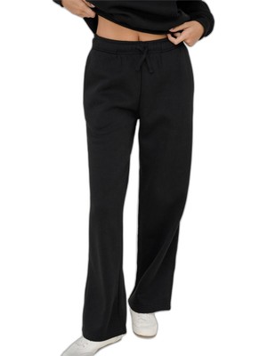 Only Onlbest Lıfe Straıght Pant Swt Noos Kadın Black Eşofman Altı - 15338734