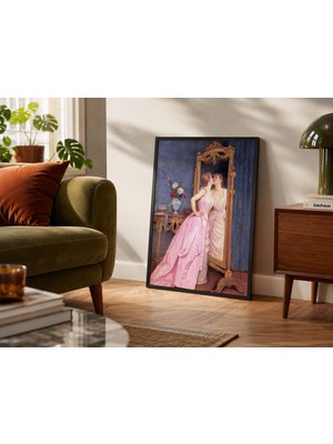 Lia Gallery Vanity - Auguste Toulmouche - Çerçeveli Tablo