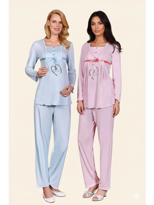Meks Berrak Bayan Hamile Pijama Takımı 392