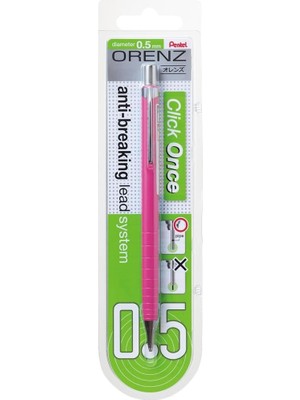 Pentel Orenz Uç Korumalı Teknik Çizim ve Yazı Için Mekanik Kurşun Kalem, 0.5 Mm, Pembe