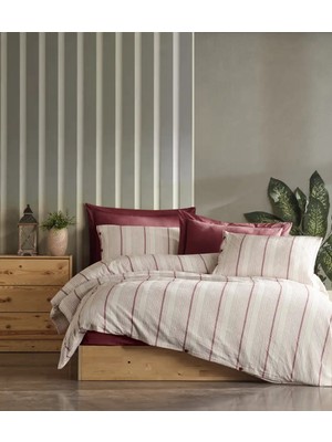 Meks Şaheser Home Collection Iplik Boyalı Nev Takımı Va Bordo