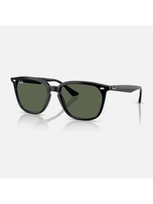 Ray-Ban RB 4362 601 71 55 Güneş Gözlüğü Siyah Çerçeve UV 400 Filtreli Yeşil Cam