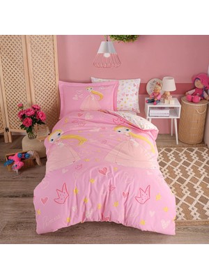 Meks Tek Kişilik Poplin Nev Takımı Prenses Pembe