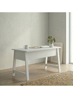Lagomood Logen Çalışma Masası  120 Beyaz