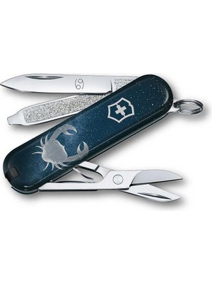 Victorinox 0.6223.2CAN Classic Sd Zodiac Signs 58MM Çakı, Yengeç Burcu