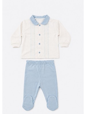 Kitikate Organik Marco 2'li Pijama Takımı Mavi