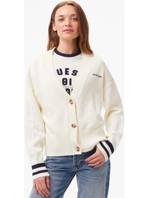 Guess Kadın Beyaz Sweatshirt