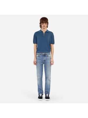 The Kooples Erkek Slım Fıt Mavi Jean