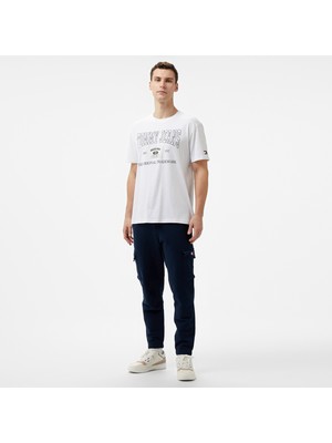 Tommy Hilfiger Tommy Jeans Reg Xs Badge Erkek Mavi Eşofman Alti