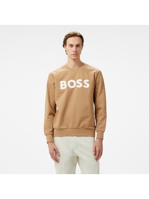 Boss Soleri 02 Erkek Bej Sweatshirt