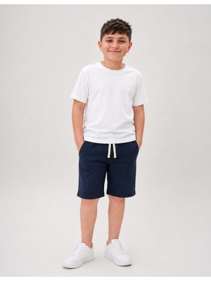 Organickid Bon Voyage Erkek Çocuk Lacivert Short
