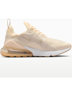 Nike Air Max 270 Womens Sneaker Cream Kadın Günlük Spor Ayakkabı Krem