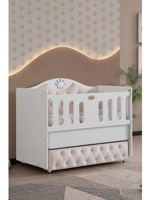 Setay Beşik, Aden Çekmeceli Korkuluklu Sallanan Beşik 60X120