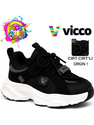 Vicco Ceni Süs Bağcıklı Cırt Cırtlı  Ortopedik Çocuk Spor Ayakkabı