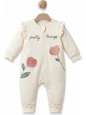 BabyCosy Organic Wear Bebek Tulum %100 Organik Pamuk , Bebek - Yenidoğan- CSY3087
