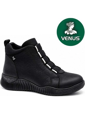 Venüs Pege Hakiki Deri Kaymaz Taban Ortopedik Kadın Bot