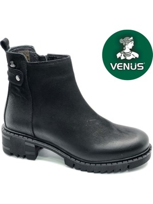 Venüs Limira Hakiki Deri Kaymaz Taban Ortopedik Kadın Bot