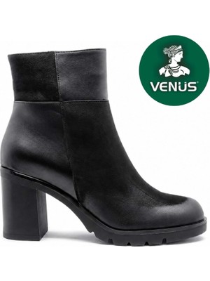 Venüs Vandolina Hakiki Deri Ortopedik Topuklu Kadın Bot
