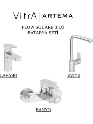 Die Grup 3’lü Batarya Seti ile Banyo Konforu
