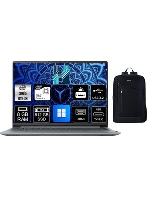 Die Grup Lenovo Ideapad Slim 3 Intel Core I5 13420H 8gb 512GB SSD Windows 11 Pro 15.3" Taşınabilir