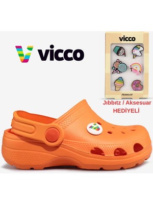 Vicco Didim Jıbbıtz Aksesuar Hediyeli Ortopedik Unisex Çocuk Terlik