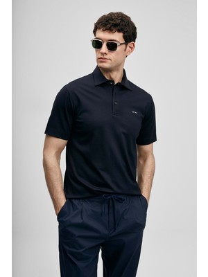 Lufian 111040234 Hudson Smart Polo Yaka Tişört Erkek Tişort