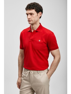 Lufian 111040230 Laon Smart Polo Yaka Tişört Erkek Tişort