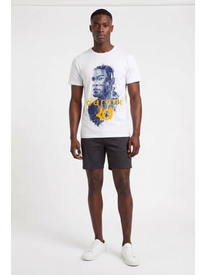 Usa Future Gen Durant Beyaz Dar Kalıp Erkek T-Shirt 141739