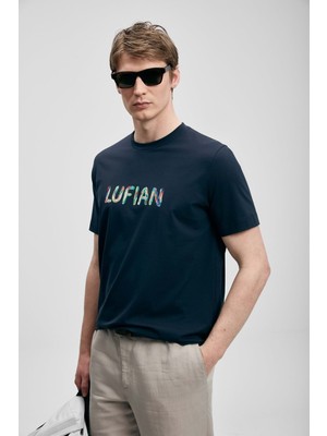 Lufian 111020317 Surge Erkek Basic T- Shirt Tişört Erkek Tişort