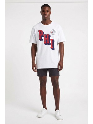 Usa Future Gen Ph Beyaz Erkek Oversize T-Shirt 141841