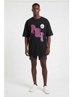 Blow Up Future Gen Phı Siyah Erkek Oversize T-Shirt 141831