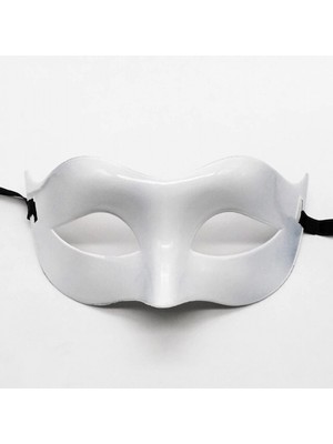 Hace Bazaar Beyaz Renk Masquerade Kostüm Partisi Venedik Balo Maskesi (4887)