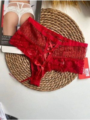 Hace Bazaar Marsilyan- Kırmızı Kadın Puanlı Külot MARGARITA-K1006
