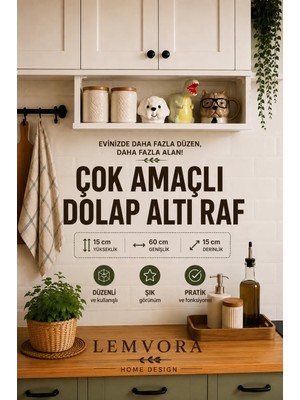 Mutfak Dolap Altı 60 cm Raf | %100 Mdf