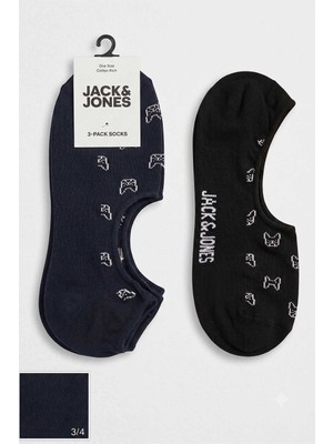Jack & Jones Jacdenım Dog Multı Short Socks 3 Pack
