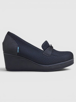 King Paolo Z6179 Loafer Krkaers - Siyah - Kadın Ayakkabı