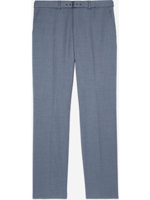 The Kooples Erkek Mavi Yün Karışımlı Pantolon