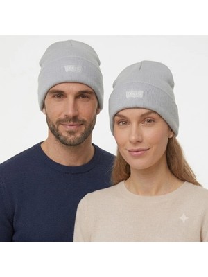 Levi's ® Yazılı unisex mavi Bere -