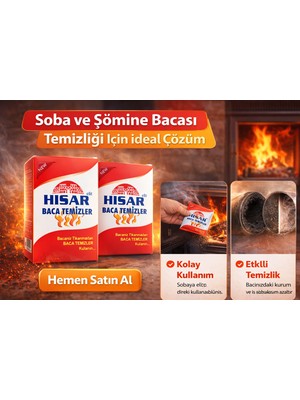 Bezos Hisar Elit Baca Temizleyici Soba ve Şömine Için Kurum Temizleme Ürünü
