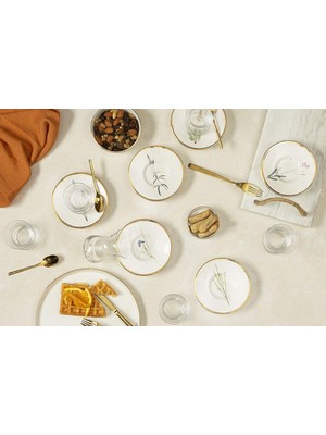 Alkar Store Botanical 12 Parça 6 Kişilik Çay Takımı