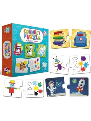Alkar Store Circle Toys Connect Puzzle Bağlantı Kurma Oyunu Eşleştirme Kartları
