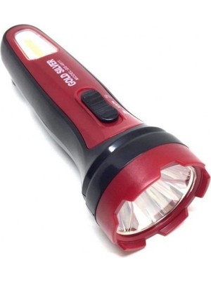 Mabelme Store Gold Silver GS-4511 1 Watt+1 Watt Cob LED Şarjlı El Feneri