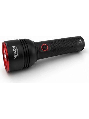 Ozkr Store Wison WS-5572 20WATT 2000 Lümen Uzun Menzilli USB Type-C Şarjlı El Feneri